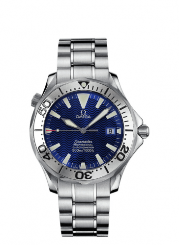 Omega Seamaster Diver 300M Automatic 41 Stainless Steel / Electric Blue / Bracelet / Royal Navy 2257.80.00