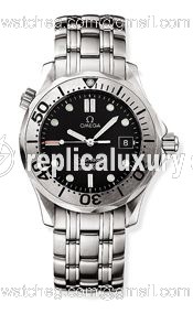 Omega Seamaster Diver 300M Quartz 36.25 Stainless Steel / Black / Bracelet / Japan 2260.50.00