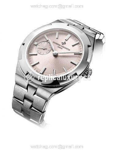 Vacheron Constantin Overseas Small Stainless Steel / Rosy Beige 2300V/100A-B078
