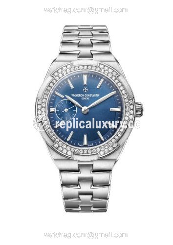 Vacheron Constantin Overseas Small Stainless Steel / Diamond / Blue 2305V/100A-B170