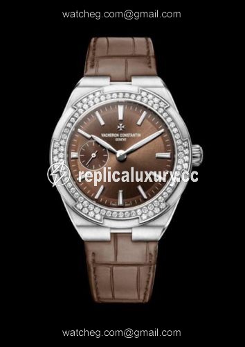 Vacheron Constantin Overseas Small Stainless Steel / Brown 2305V-100A-B171