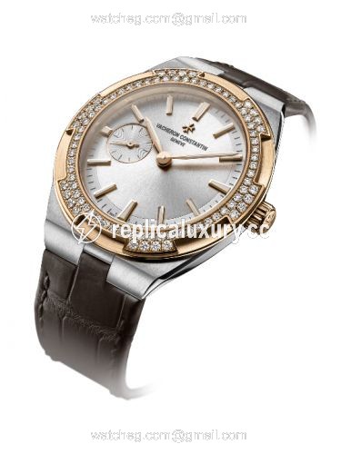 Vacheron Constantin Overseas Small Stainless Steel / Pink Gold / Diamond / Silver 2305V/000M-B400