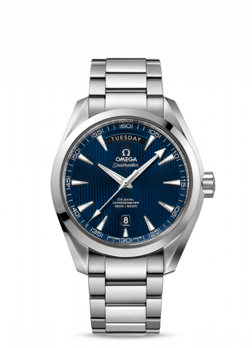 Omega Seamaster Aqua Terra 150m Co-Axial 41.5 Day-Date Stainless Steel / Blue / Bracelet 231.10.42.22.03.001