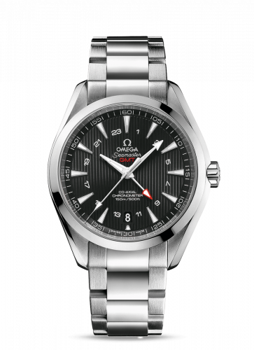 Omega Seamaster Aqua Terra 150M Co-Axial 43 GMT Stainless Steel / Black / Bracelet 231.10.43.22.01.001