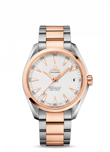 Omega Seamaster Aqua Terra 150m Master Co-Axial 41.5 Stainless Steel / Red Gold / Silver / Bracelet 231.20.42.21.02.001