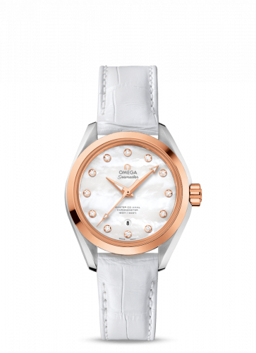 Omega Seamaster Aqua Terra 150M Master Co-Axial 34 Stainless Steel / Sedna Gold / MOP 231.23.34.20.55.001
