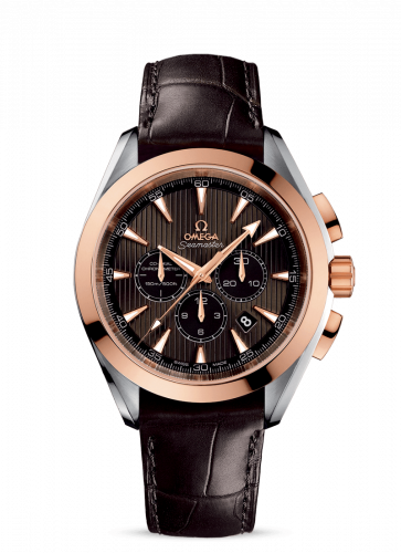 Omega Seamaster Aqua Terra 150M Co-Axial 44 Chronograph Stainless Steel / Red Gold / Grey 231.23.44.50.06.001