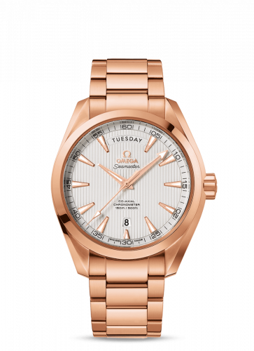 Omega Seamaster Aqua Terra 150m Co-Axial 41.5 Day-Date Red Gold / Silver 231.50.42.22.02.001