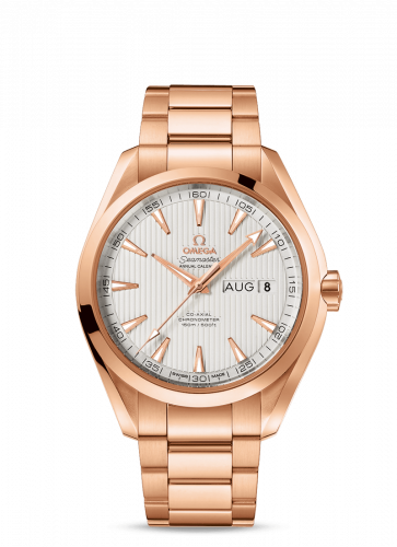 Omega Seamaster Aqua Terra 150M Co-Axial 43 Annual Calendar Red Gold / Silver / Bracelet 231.50.43.22.02.002