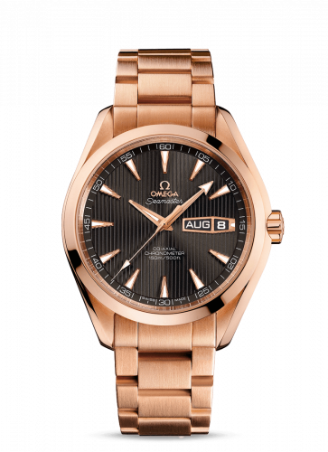Omega Seamaster Aqua Terra 150m Co-Axial 43 Annual Calendar Red Gold / Grey / Bracelet 231.50.43.22.06.001