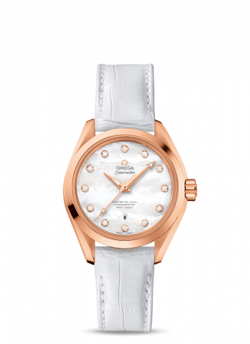 Omega Seamaster Aqua Terra 150M Master Co-Axial 34 Sedna Gold / MOP 231.53.34.20.55.001