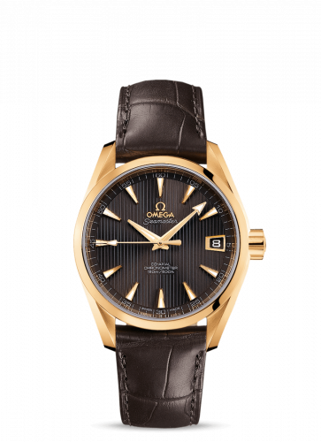 Omega Seamaster Aqua Terra 150M Co-Axial 38.5 Yellow Gold / Grey 231.53.39.21.06.002