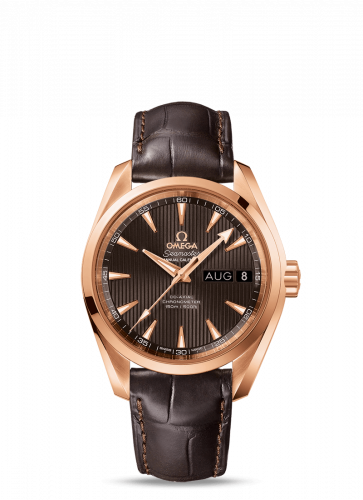 Omega Seamaster Aqua Terra 150M Co-Axial 38.5 Annual Calendar Red Gold / Grey 231.53.39.22.06.001
