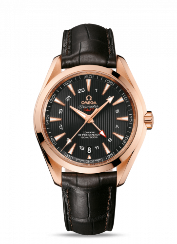 Omega Seamaster Aqua Terra 150M Co-Axial 43 GMT Red Gold / Grey 231.53.43.22.06.002