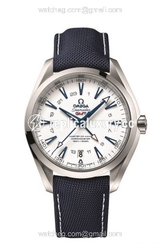 Omega Seamaster Aqua Terra 150M Co-Axial 43 GMT Titanium / White / GoodPlanet 231.92.43.22.04.001