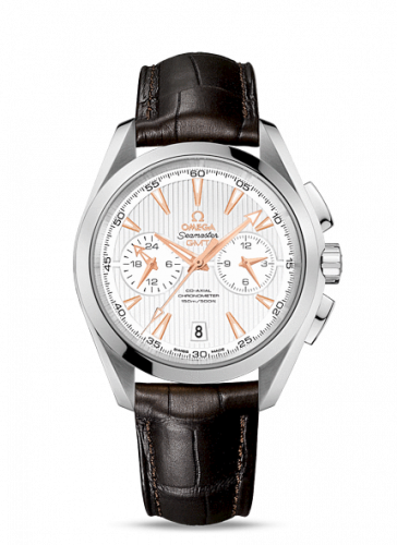 Omega Seamaster Aqua Terra 150M Co-Axial 43 GMT Chronograph Stainless Steel / Silver 231.13.43.52.02.001