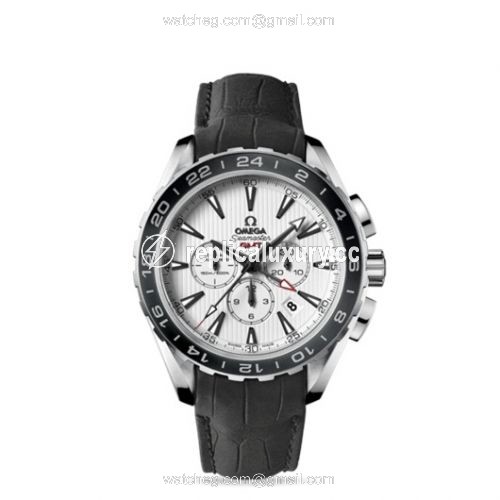 Omega Seamaster Aqua Terra 150M Co-Axial 44 GMT Chronograph Stainless Steel / Silver 231.13.44.52.04.001