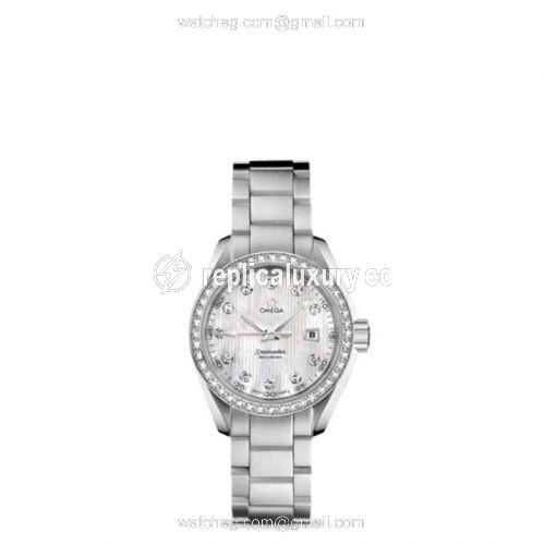 Omega Seamaster Aqua Terra 150M Quartz 30 Stainless Steel / Diamond / MOP / Bracelet 231.15.30.61.55.001
