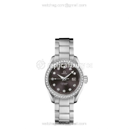 Omega Seamaster Aqua Terra 150M Quartz 30 Stainless Steel / Diamond / Grey / Bracelet 231.15.30.61.56.001