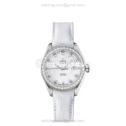 Omega Seamaster Aqua Terra 150M Co-Axial 34 Stainless Steel / Diamond / MOP 231.18.34.20.55.001