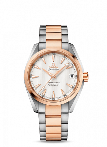 Omega Seamaster Aqua Terra 150m Master Co-Axial 38.5 Stainless Steel / Red Gold / Silver / Bracelet 231.20.39.21.02.001