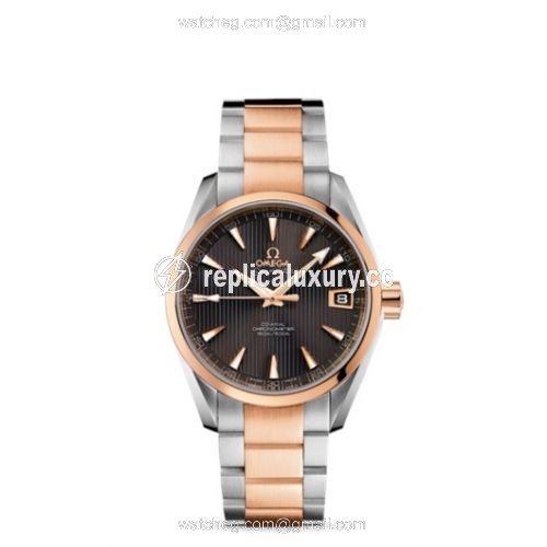 Omega Seamaster Aqua Terra 150M Co-Axial 38.5 Stainless Steel / Red Gold / Grey / Bracelet 231.20.39.21.06.001