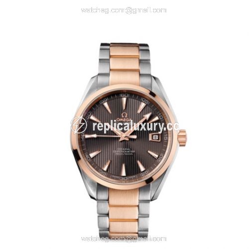 Omega Seamaster Aqua Terra 150M Co-Axial 41.5 Stainless Steel / Red Gold / Grey / Bracelet 231.20.42.21.06.001