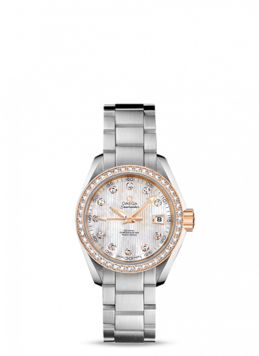 Omega Seamaster Aqua Terra 150M Co-Axial 30 Stainless Steel / Red Gold / Diamond / MOP / Bracelet 231.25.30.20.55.003