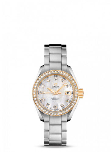 Omega Seamaster Aqua Terra 150M Co-Axial 30 Stainless Steel / Yellow Gold / Diamond / MOP / Bracelet 231.25.30.20.55.004
