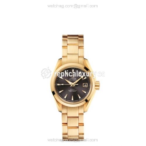 Omega Seamaster Aqua Terra 150M Co-Axial 30 Yellow Gold / Grey / Bracelet 231.50.30.20.06.002