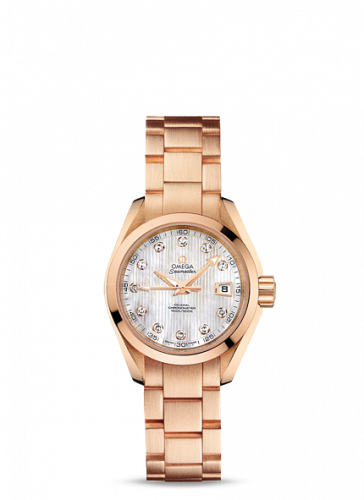 Omega Seamaster Aqua Terra 150M Co-Axial 30 Red Gold / MOP / Bracelet 231.50.30.20.55.001