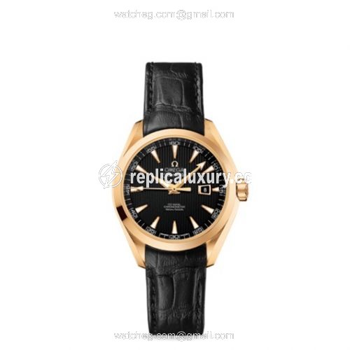 Omega Seamaster Aqua Terra 150M Co-Axial 34 Yellow Gold / Black 231.53.34.20.01.001