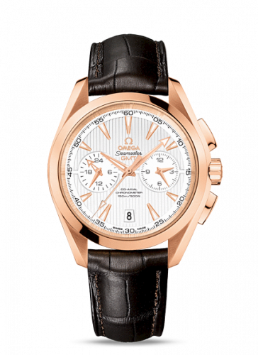 Omega Seamaster Aqua Terra 150M Co-Axial 43 GMT Chronograph Red Gold / Silver 231.53.43.52.02.001