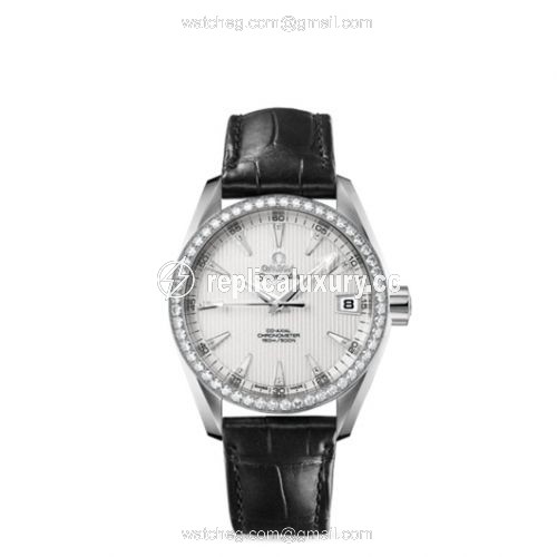 Omega Seamaster Aqua Terra 150M Co-Axial 38.5 White Gold / Diamond / Silver 231.58.39.21.52.001
