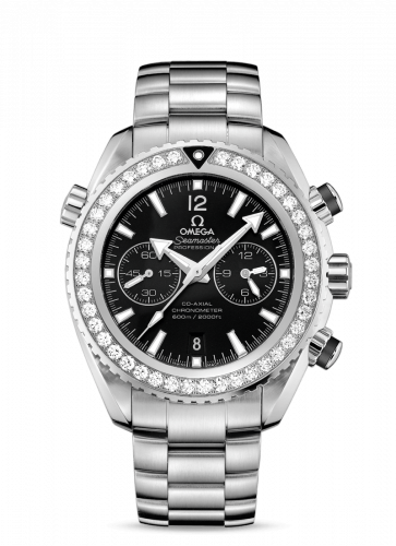 Omega Seamaster Planet Ocean 600M Co-Axial 45.5 Chronograph Stainless Steel / Diamond / Black / Bracelet 232.15.46.51.01.001