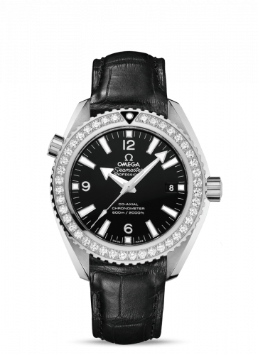 Omega Seamaster Planet Ocean 600M Co-Axial 42 Stainless Steel / Diamond / Black / Alligator 232.18.42.21.01.001