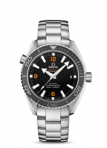 Omega Seamaster Planet Ocean 600M Co-Axial 42 Stainless Steel / Orange Numerals / Bracelet / Panama 232.30.42.21.01.005