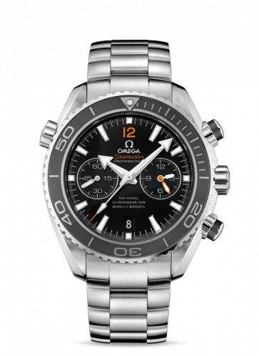 Omega Seamaster Planet Ocean 600M Co-Axial 45.5 Chronograph Stainless Steel / Orange Numerals / Bracelet 232.30.46.51.01.003