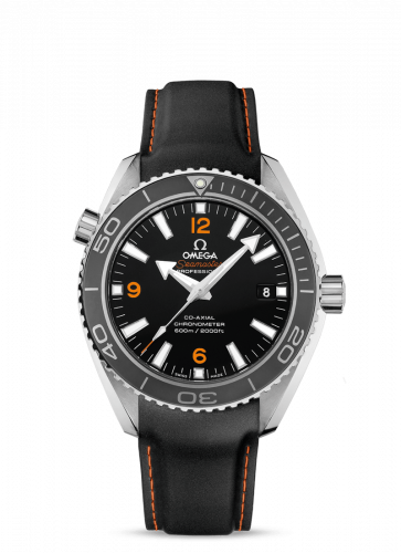 Omega Seamaster Planet Ocean 600M Co-Axial 42 Stainless Steel / Orange Numerals / Rubber 232.32.42.21.01.005