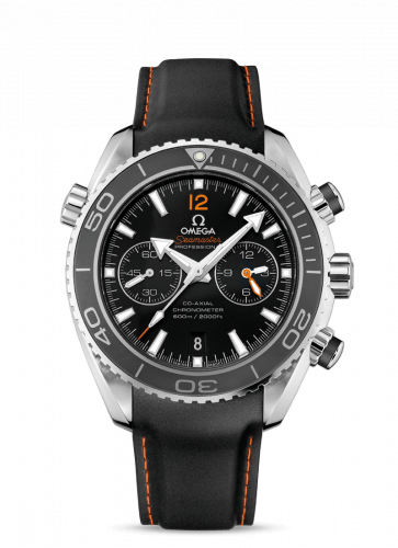 Omega Seamaster Planet Ocean 600M Co-Axial 45.5 Chronograph Stainless Steel / Orange Numerals / Rubber 232.32.46.51.01.005