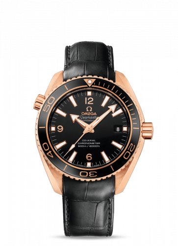 Omega Seamaster Planet Ocean 600M Co-Axial 42 Red Gold / Black / Alligator 232.63.42.21.01.001
