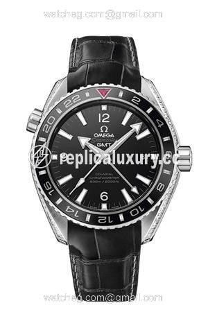 Omega Seamaster Planet Ocean 600M Co-Axial 43.5 GMT Platinum / Diamond / Oman 232.98.44.22.01.002