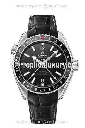 Omega Seamaster Planet Ocean 600M Co-Axial 43.5 GMT Platinum / Diamond / Qatar 232.98.44.22.01.003