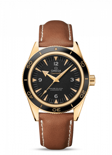 Omega Seamaster 300 Master Co-Axial Yellow Gold / Black / Strap 233.62.41.21.01.001