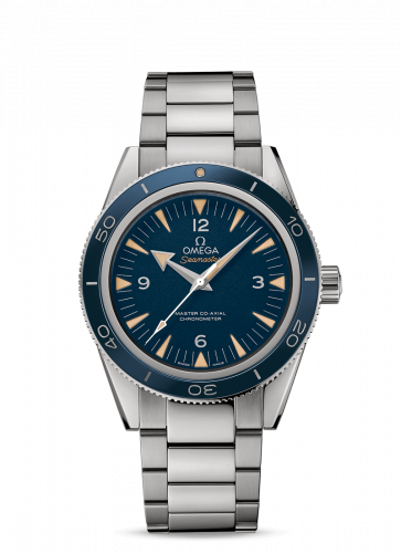 Omega Seamaster 300 Master Co-Axial Titanium / Blue / Bracelet 233.90.41.21.03.001
