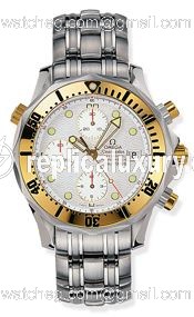 Omega Seamaster Diver 300M Automatic 41.5 Chronograph Stainless Steel / Yellow Gold / Silver / Bracelet 2498.20.00