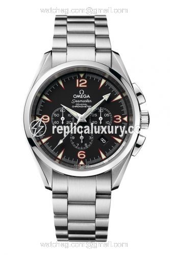 Omega Seamaster Aqua Terra 150M Automatic 42.2 Railmaster Chronograph / Bracelet / China Explorer Red 2512.53.00