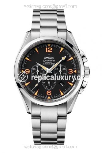 Omega Seamaster Aqua Terra 150M Co-Axial 42.2 Railmaster Chronograph / Bracelet / China Explorer Yellow 2512.54.00