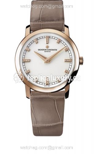 Vacheron Constantin Traditionnelle Quartz Pink Gold / Silver 25155/000R-9585