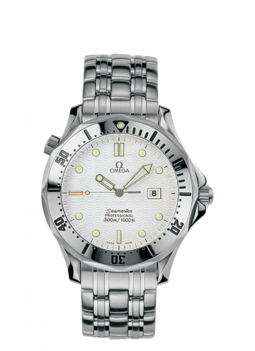 Omega Seamaster Diver 300M Quartz 41 Stainless Steel / White / Bracelet 2542.20.00